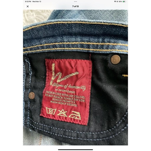 Citizens Of Humanity Ingrid #002 Low Waist Flare Jeans Women’s Sz 28 Medium Blue - Picture 6 of 12